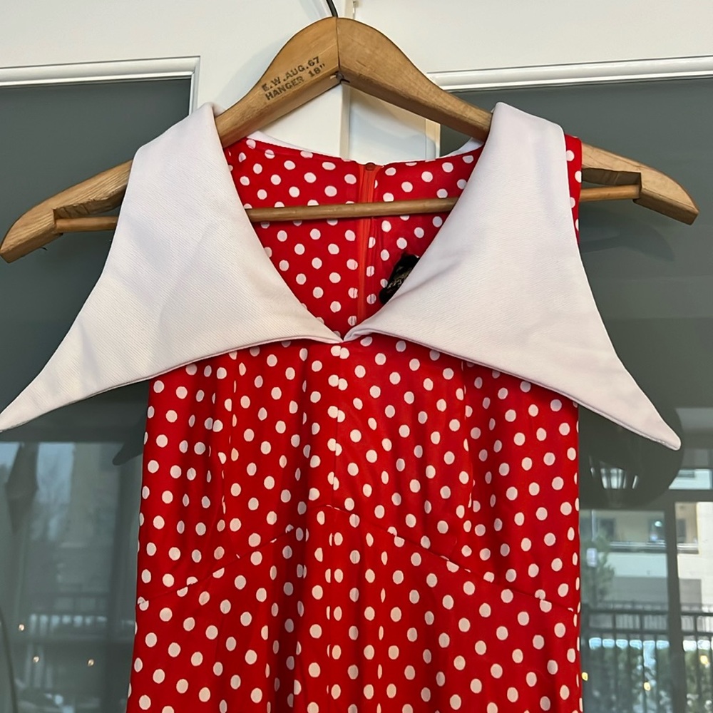 Vintage 70’s Polka Dot Maxi Dress